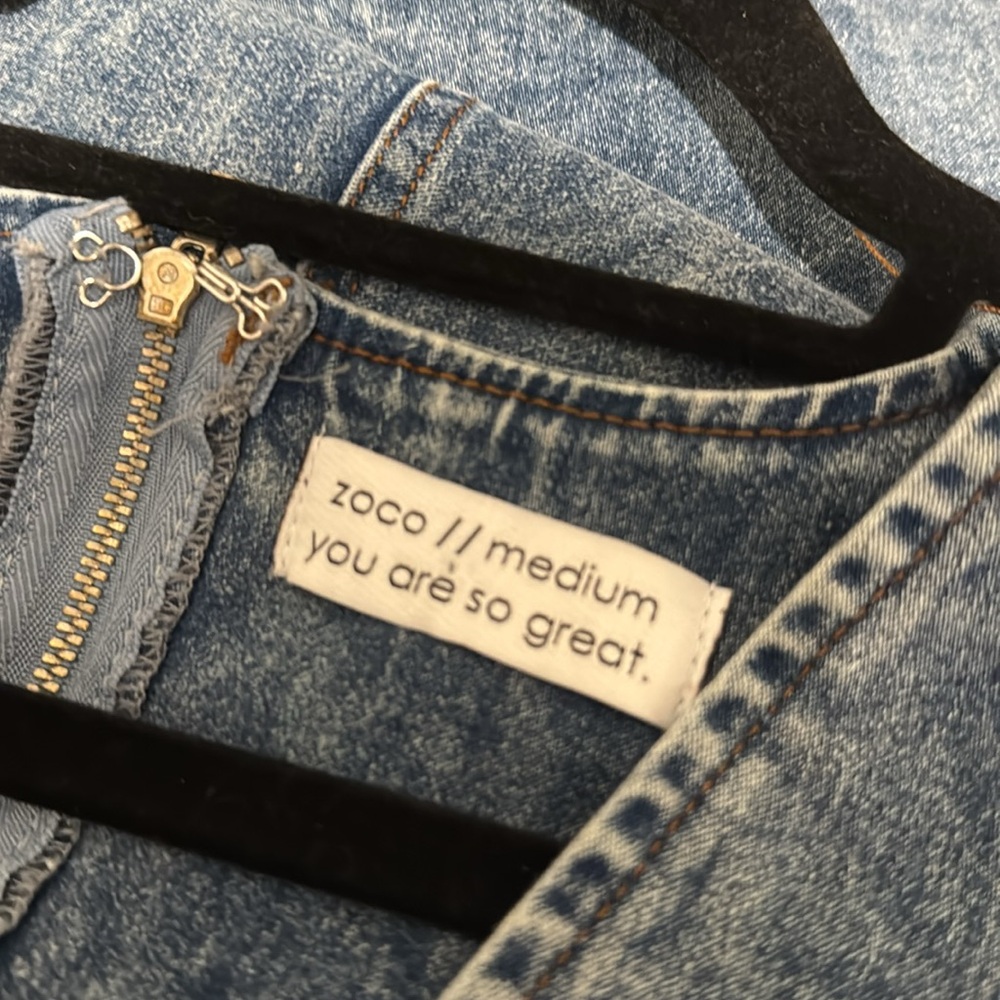 ZOCO denim dress medium! - Picture 4 of 8